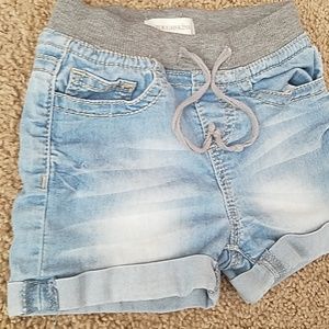 Jean shorts. Child female shorts.